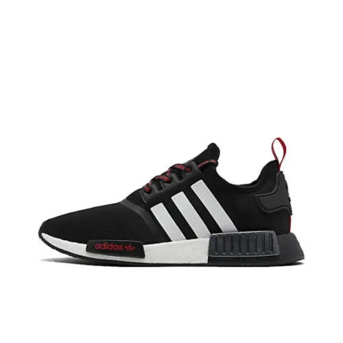 Adidas Originals NMD_R1 Slip Resistant Low Top Спортивная повседневная обувь Унисекс Черный Белый Красный