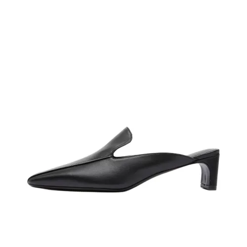 ST. AGNI Домашние тапочки 5 см Женские Черные