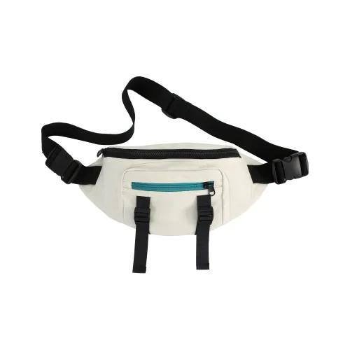 MOK Nylon Sling Bag Standard Unisex White Black MOK Нейлоновая сумка Sling стандартная унисекс белый черный