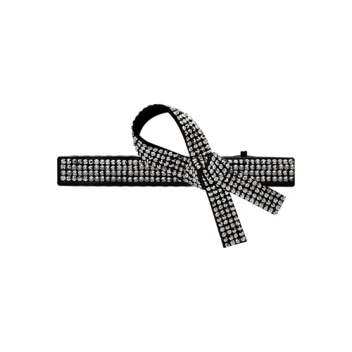 ROYALSASA Сплав Имитация Кристалл Edge Заколка для волос Женская