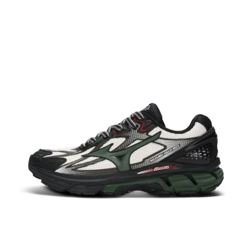 Кроссовки для бега Mizuno Halo Mix, низкий топ, белые и черные, унисекс