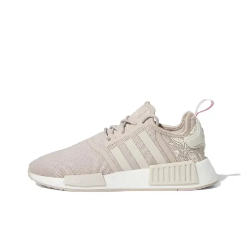 Adidas Originals NMD_R1 Амортизаторы Slip-resistant Abrasion-resistant Низкий топ Повседневная обувь Женская Розовый Белый