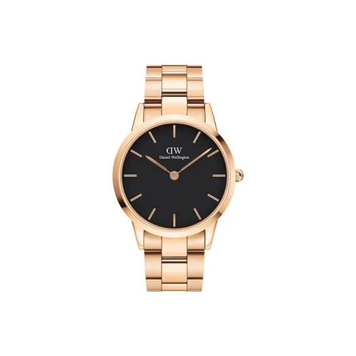 Daniel Wellington DW Watch Мужские Наручные часы Кварцевый механизм Ремешок из нержавеющей стали 40 мм Черный циферблат Мужские часы