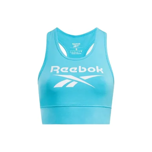 Reebok Бирюзово-голубой Женские Бюстгальтеры