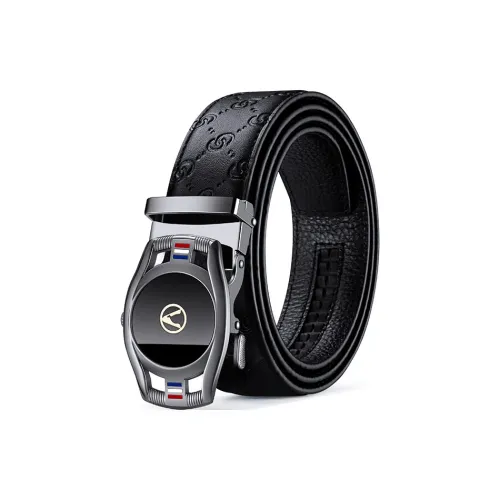 AUGTARLION Модный Юношеский Бизнес Коммутирование Костюм Брюки с Ремнем Ремни из Коровьей Кожи Мужские Металлические 3,5 см