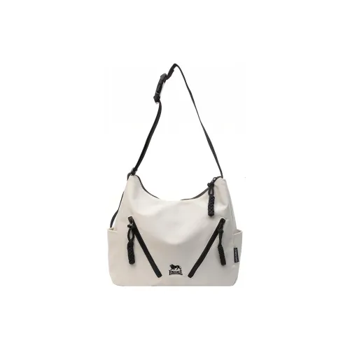 LONSDALE Сумка через плечо из ткани стандартная унисекс черный экрю