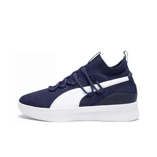 PUMA Clyde Court GW Амортизаторы Slip-resistant и устойчивые к истиранию Низкий топ Баскетбольные кроссовки Мужские Темно-синие