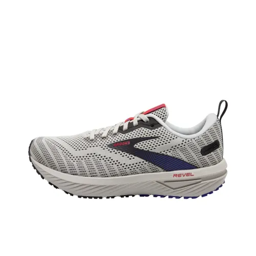 Brooks Revel 6 Slip-resistant Abrasion-resistant Low Top Беговые кроссовки Мужские Серые