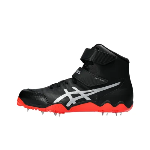 Asics JAVELIN PRO 4 JAVELIN PRO 4 Устойчивый к истиранию Дышащий MID Тренировочные кроссовки Унисекс Черный Красный
