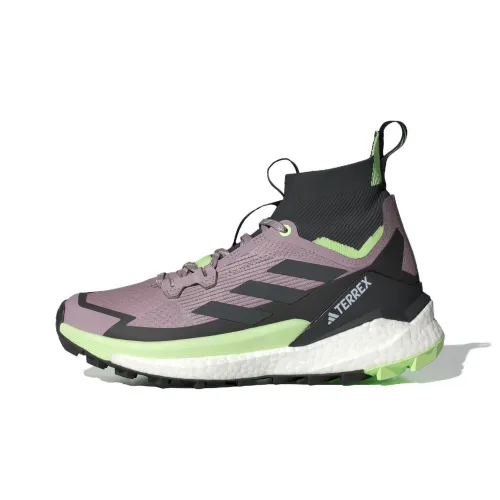 adidas Terrex FREE HIKER 2,0 Амортизация Износостойкий Высокий Топ Уличная Обувь Женская Розовая Зеленая