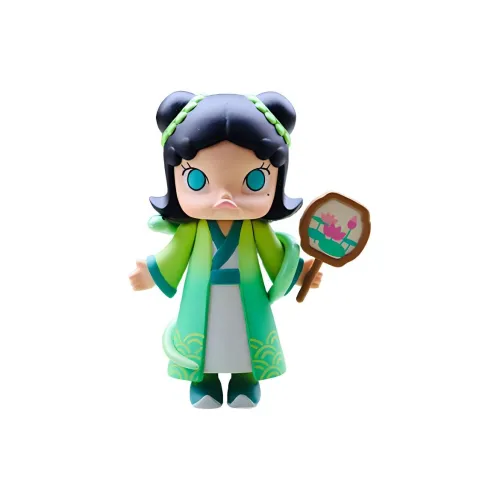 POP MART Молли Сяо Qing Hangzhou Ограниченная серия Прозрачный Слепой бокс с карточкой 100%