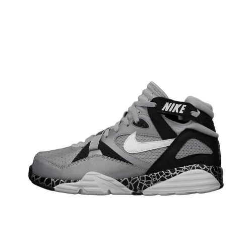 Nike Air Trainer Max 91 Противоскользящий устойчивый к истиранию MID Топ Беговые кроссовки Мужской Серый Черный