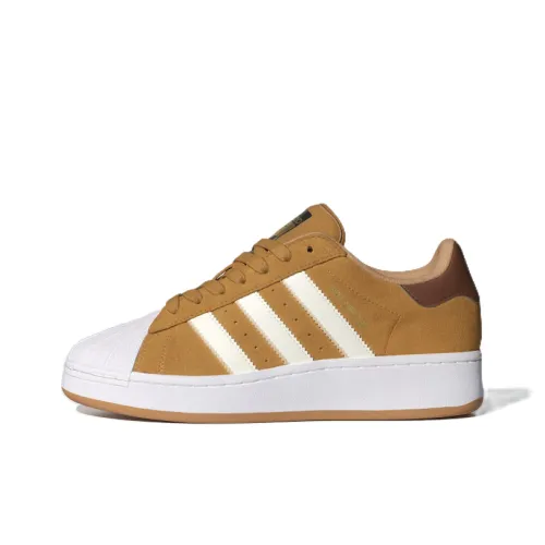 Adidas SUPERSTAR XLG Low Топ Скейтборд Кроссовки Унисекс Желтый Белый