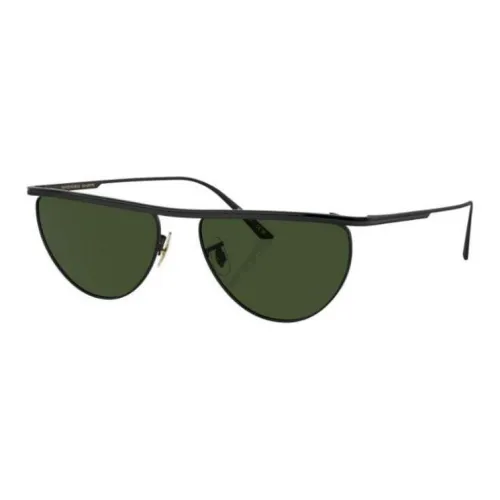 Oliver Peoples Металл Нерегулярная форма Солнцезащитные очки Женские Черный