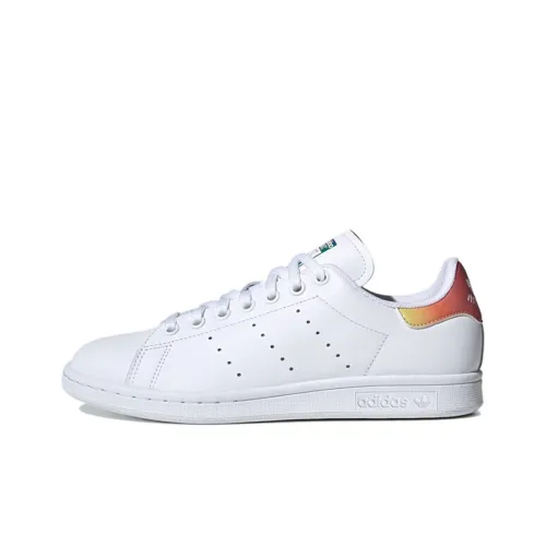 Adidas Originals Stan Smith Устойчивые к истиранию Низкие Кроссовки для скейтбординга Женские Белые Красные Зеленые