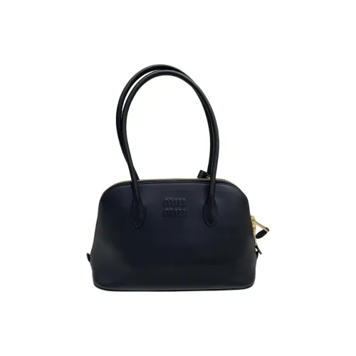 MIU MIU Кожа Одно Плечо Сумка Женская Черная
