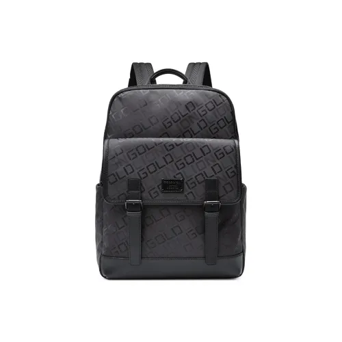 GOLDLION Ткань Синтетическая кожа Рюкзак Большой Мужской Черный