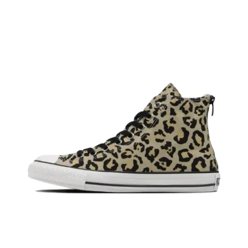 Converse Chuck Taylor All Star RH Z Hi High Топ Кеды Унисекс Леопардовый принт Черный Версия для Японии
