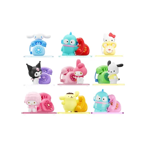 MOETCH Kuromi Sanrio Heartbeat Call Mini Box Ornaments Mystery Box Single Mystery Box 8 Pack