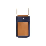 Синий и коричневый