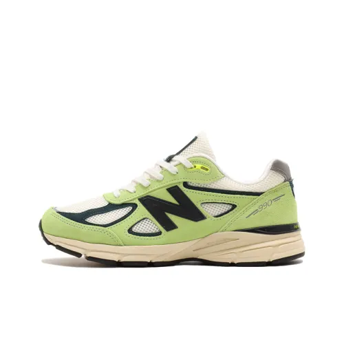 New Balance NB 990 V4 Low Топ Беговые кроссовки Мужской Зеленый