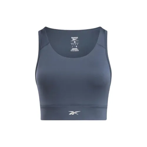 reebok Синий Женские Бюстгальтеры