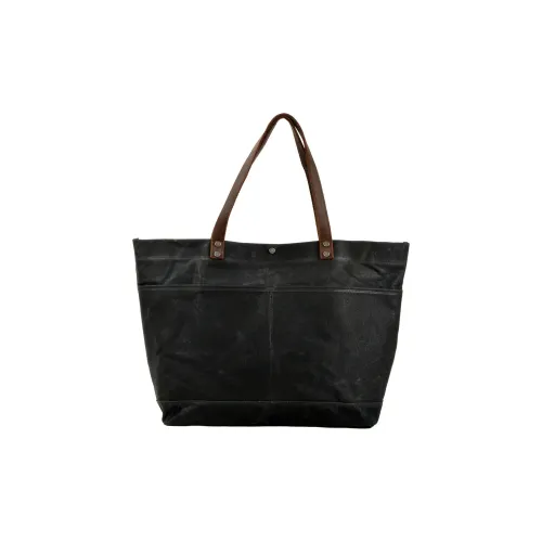 TTaG．baG Водоотталкивающий Масляный воск Холст с Лицевой коровьей кожей Холст Сумка Сумка через плечо Унисекс