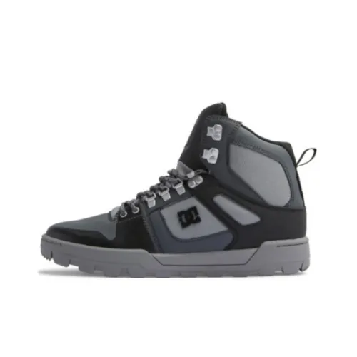 DC Shoes Slip-resistant Waterproof High Top Альпинистская обувь Мужская Серый