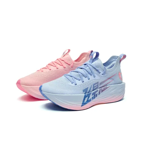 QIAODAN Flying Shadow PLAID 1,5 Беговые кроссовки Низкий Топ Союзный синий Медово-розовый Мужской