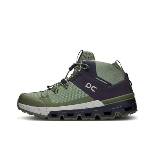 On Cloudtra Шокабойеры Slip-Resistant MID Топ Походная обувь Женская Черная Серый