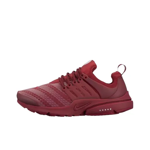 Nike Air Presto Low Utility Амортизация и Дышащий Низкий Топ Повседневная Обувь Мужская Красная