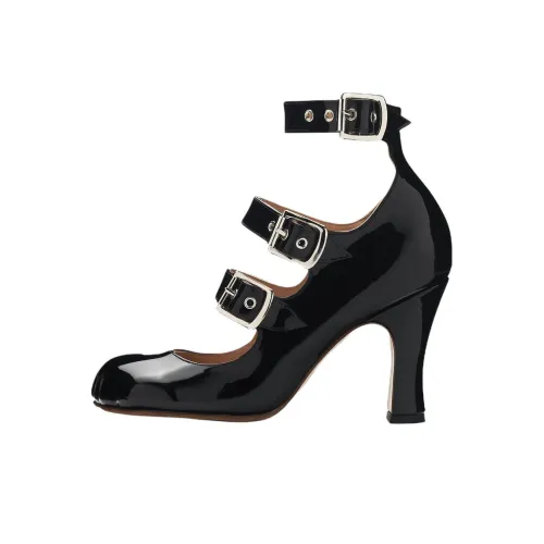 Vivienne Westwood Нестандартный каблук Mary Jane 9 см Женские Черные