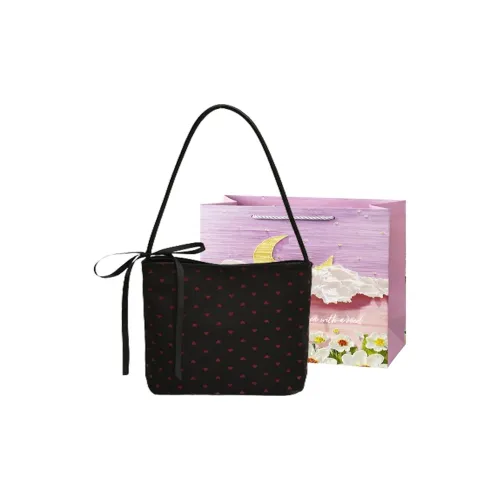 Bansusu ПУ (полиуретан) Сумка через плечо Стандартная Женская Сердце Вершина Черная Бабочка