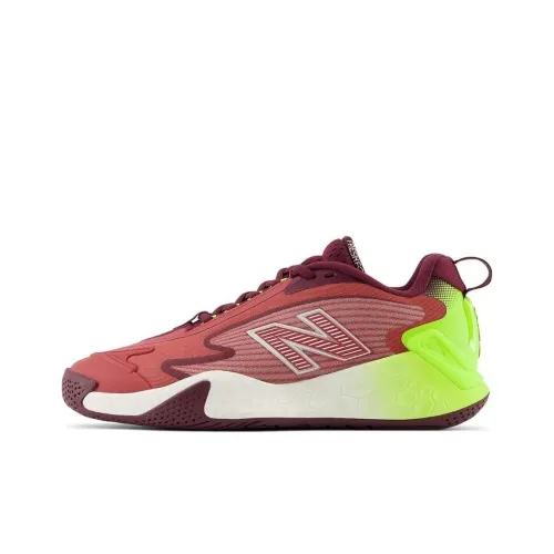 New Balance Свежий Foam X CT RALLY Устойчивый к истиранию Низкий Топ Кроссовки для тенниса Женские Красный Желтый