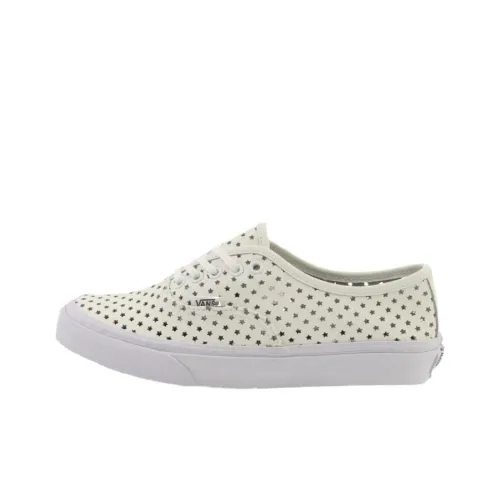 Vans Authentic Lightweight и Breathable Low-Top Скейтборд Кроссовки Unisex Белый