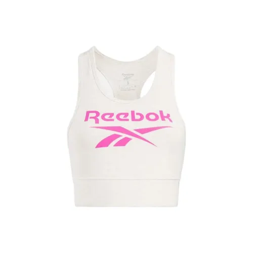 Reebok Серый Белый Женские Бюстгальтеры