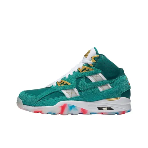 Nike Air Trainer SC Амортизирующие шоки Противоскользящие высокие кроссовки для тренировок Мужские Белые Синие