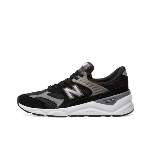 New Balance NB X 90 Замок Rock Низкий Топ Повседневный Мужской Серый Черный