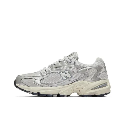 New Balance NB 725 Беговые кроссовки Низкий топ Белый Серебряный Унисекс