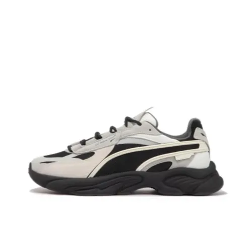 PUMA RS Connect Low Top Кроссовки с Толстой Подошвой Черные Белые Светло-Серые Унисекс