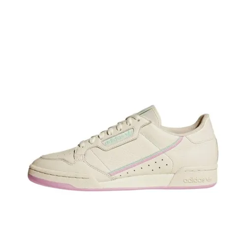 Adidas Originals Continental 80 Slip-Resistant Low Top Скейтборд Кроссовки Унисекс Коричневый Розовый