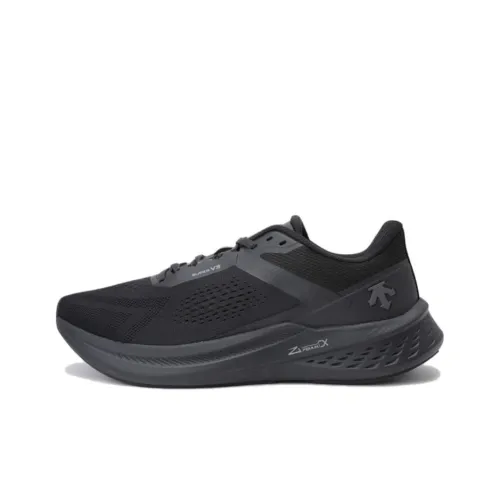 DESCENTE ENERZITE SUPER V3 Амортизаторы Устойчивые к истиранию Низкий топ Кэжуал Унисекс Черный