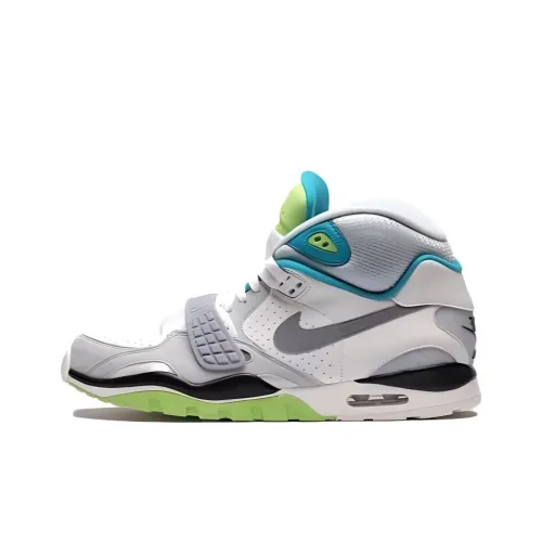 Nike Air Trainer SC High II OG Амортизация Износостойкий Высокий Топ Кроссовки для тренировок Унисекс Серый Зеленый