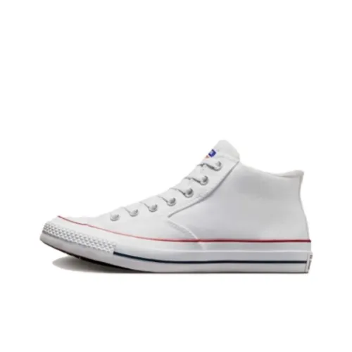 Converse Chuck Taylor All Star Street Mid Top Canvas Shoes Unisex White Red