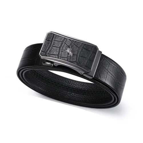 POLOMEISDO Лицевая коровья кожа Высококачественный бизнес-ремень Бренд Luxe Рождественский подарок Мужской ремень