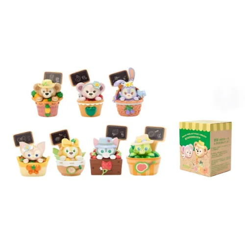 Disney Shanghai 2024 Summer Duffy PHOTO Заколка для волос Слепая коробка Single Mystery Коробка Целая коробка 7 шт