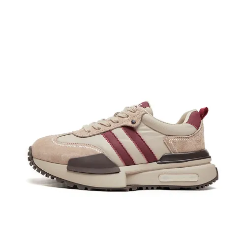 MALEMONKEY Противоскользящий Износостойкий Дышащий Легкий Увеличивающий высоту Низкий Топ Повседневный Женский