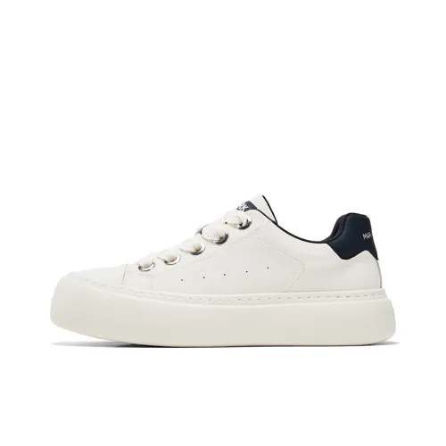 FAIRWHALE Низкие кроссовки для скейтбординга Мужские Кокосовое молоко Белый Орео