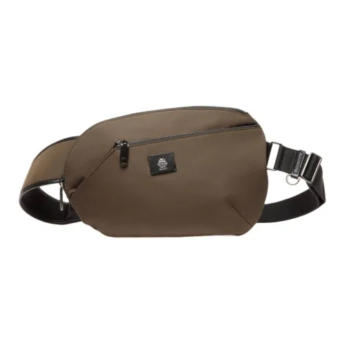 BALLY Nylon Бананка Сумка через плечо Мужская Зеленая