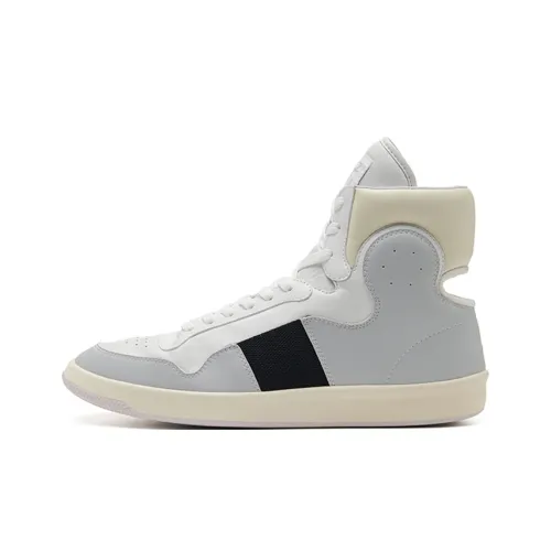 EQUALIZER Винтажные баскетбольные кроссовки High Top Бетонно-серый Унисекс